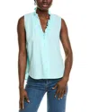 Ellen Tracy Linen-blend Top