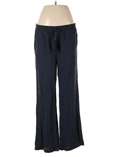 Pre-owned Ellen Tracy Linen Pants In Blue