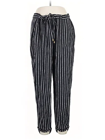 Pre-owned Ellen Tracy Linen Pants In Blue