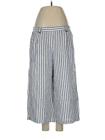 Pre-owned Ellen Tracy Linen Pants In Blue