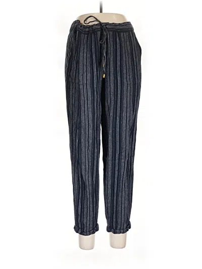 Pre-owned Ellen Tracy Linen Pants In Blue