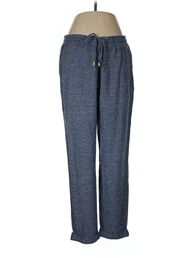 Pre-owned Ellen Tracy Linen Pants In Blue