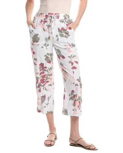 Ellen Tracy Linen-blend Pant In White
