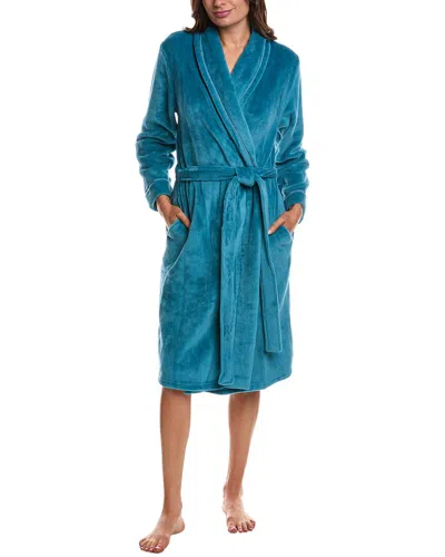 Ellen Tracy Long Robe In Blue