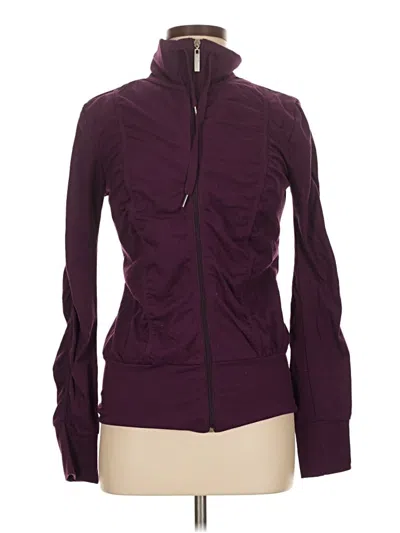 Pre-owned Ellen Tracy Long Sleeve T-shirt In Purple