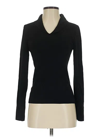 Pre-owned Ellen Tracy Long Sleeve Turtleneck In Black