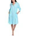 Ellen Tracy Midi Sleep Shirt In Blue