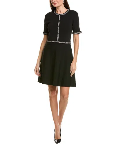 Ellen Tracy Needle Dress In Black