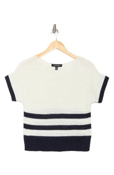 ELLEN TRACY ELLEN TRACY OPEN STITCH SWEATER