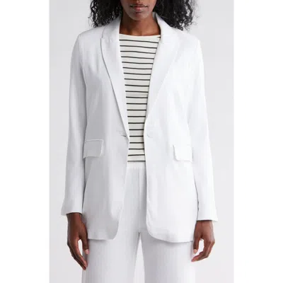 Ellen Tracy Oversize Blazer In White