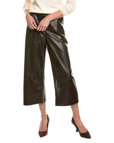 Ellen Tracy Pleated Culotte Pant In Brown