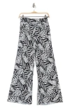 Ellen Tracy Plissé Wide Leg Pants In Black