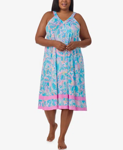 Ellen Tracy Plus Size Sleeveless Midi Nightgown