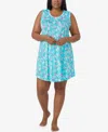 Ellen Tracy Plus Size Sleeveless Short Chemise