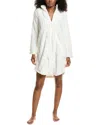Ellen Tracy Plush Short Zip Robe In White