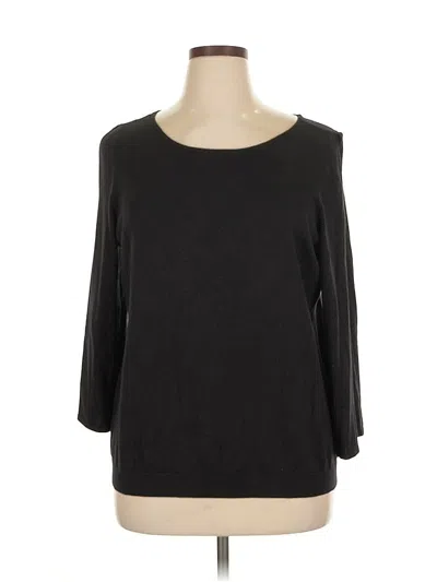 Pre-owned Ellen Tracy Pullover Sweater In Black
