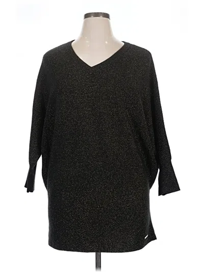 Pre-owned Ellen Tracy Pullover Sweater In Black