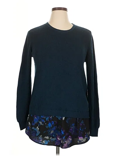 Pre-owned Ellen Tracy Pullover Sweater In Blue