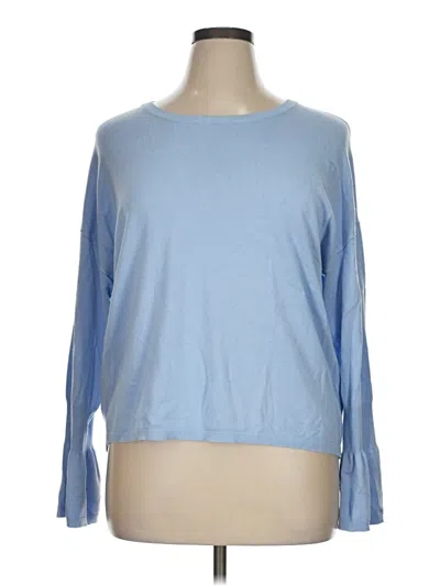 Pre-owned Ellen Tracy Pullover Sweater In Blue
