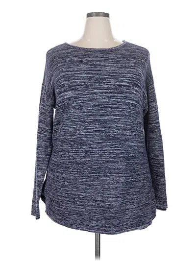 Pre-owned Ellen Tracy Pullover Sweater In Blue