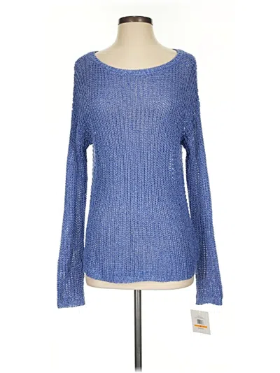 Ellen Tracy Pullover Sweater In Blue