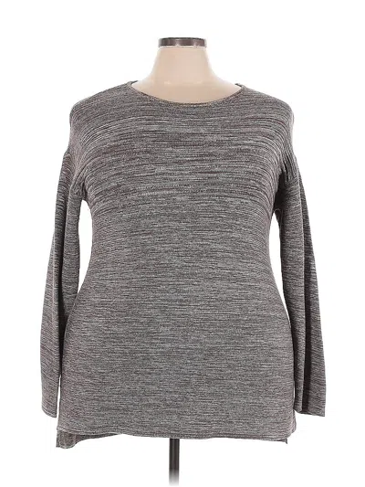 Pre-owned Ellen Tracy Pullover Sweater In Brown