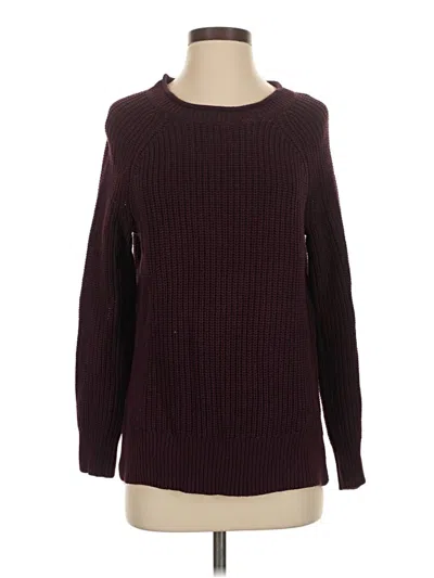 Pre-owned Ellen Tracy Pullover Sweater In Burgundy