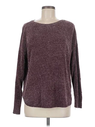 Pre-owned Ellen Tracy Pullover Sweater In Burgundy