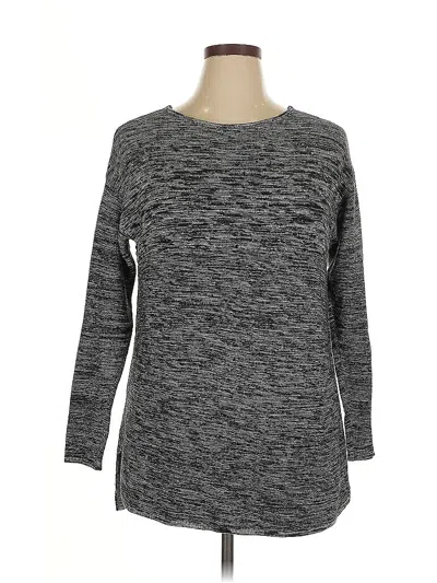 Pre-owned Ellen Tracy Pullover Sweater In Gray