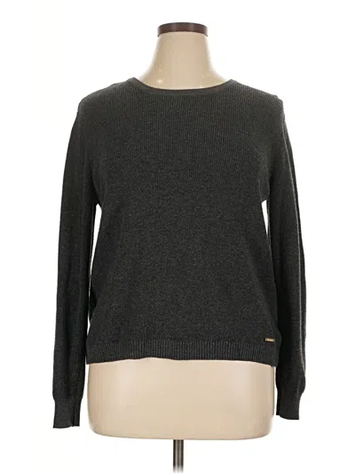 Pre-owned Ellen Tracy Pullover Sweater In Gray