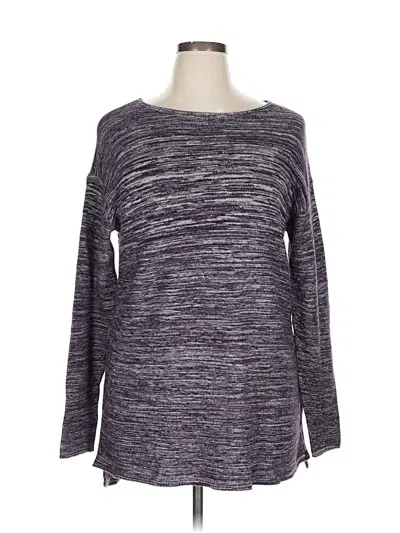 Pre-owned Ellen Tracy Pullover Sweater In Purple
