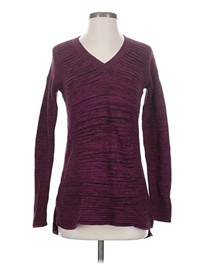 Pre-owned Ellen Tracy Pullover Sweater In Purple