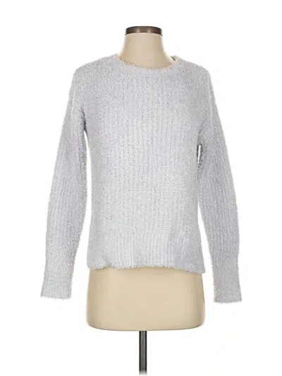 Pre-owned Ellen Tracy Pullover Sweater In Silver