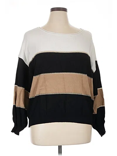 Pre-owned Ellen Tracy Pullover Sweater In Tan