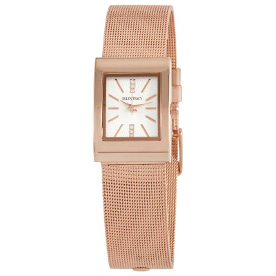 Ellen Tracy Quartz Ladies Watch Et5254rg In Gold