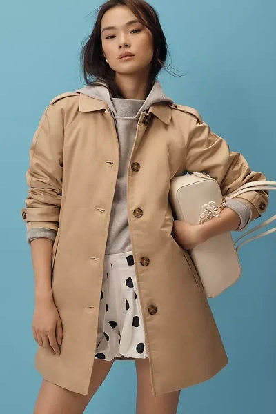 ELLEN TRACY QUILTED TRENCH COAT JACKET