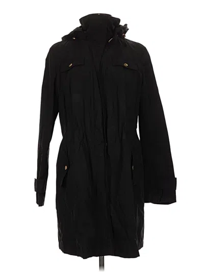 Pre-owned Ellen Tracy Raincoat In Black