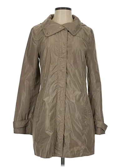 Pre-owned Ellen Tracy Raincoat In Brown