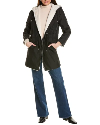 Ellen Tracy Reversible Coat In White