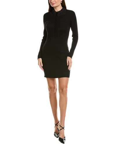 Ellen Tracy Rib Dress In Black