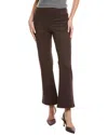 Ellen Tracy Semi-flare Pant In Brown