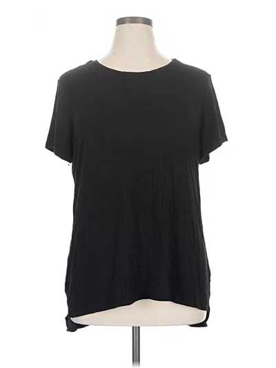 Pre-owned Ellen Tracy Short Sleeve T-shirt In Black