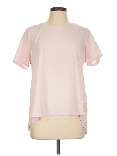 Pre-owned Ellen Tracy Short Sleeve T-shirt In Pink