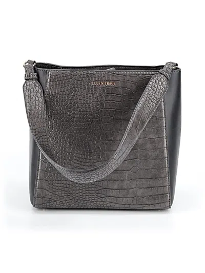 Pre-owned Ellen Tracy Shoulder Bag In Gray