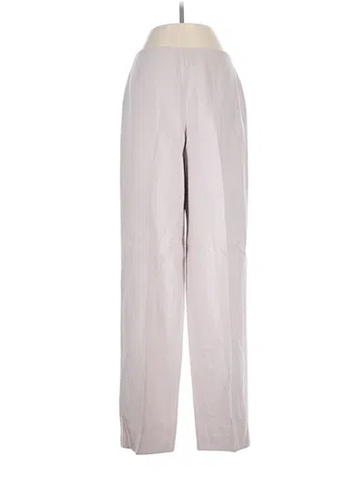 Pre-owned Ellen Tracy Silk Pants In Gray