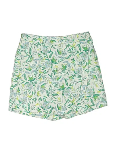 Pre-owned Ellen Tracy Skort In Green