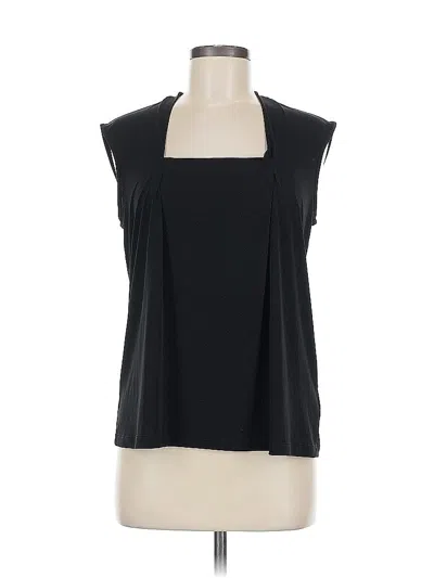 Pre-owned Ellen Tracy Sleeveless Blouse In Black