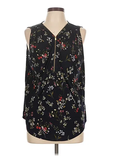 Pre-owned Ellen Tracy Sleeveless Blouse In Black