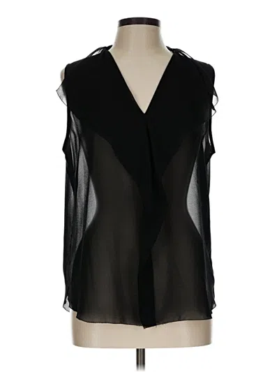 Pre-owned Ellen Tracy Sleeveless Blouse In Black