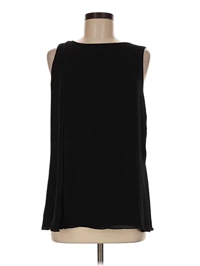 Pre-owned Ellen Tracy Sleeveless Blouse In Black
